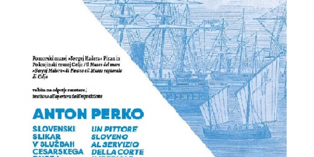 Invito all'inaugurazione della mostra sul pittore Anton Perko
